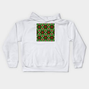 Poinsettia Pattern Kids Hoodie